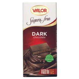 Zwarte chocolade zonder suiker, 100 g, Valor