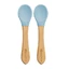 Bambuslöffel-Set, 6 Monate+, Aqua Blau, Appekids