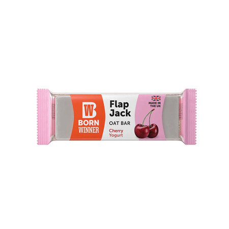 Flap Jack Haferflocken-Kirsch-Joghurt-Riegel, 100 g, Born Winner