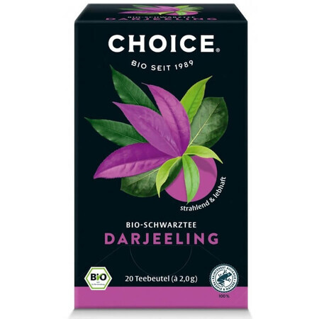 Darjeeling Choice Bio Schwarzer Tee, 20 Beutel, Yogi Tea