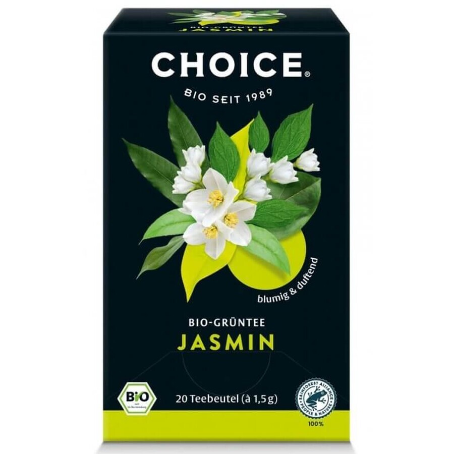 Jasmin Choice Bio-Grüntee, 20 Beutel, Yogi Tea