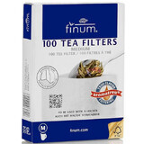 White tea filters size M, 100 pieces, Finum