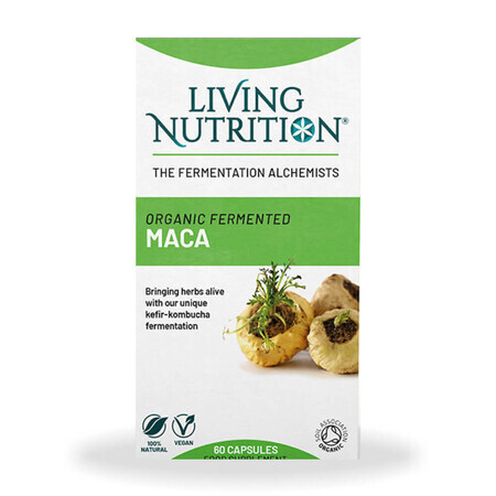 Maca fermentata, 60 capsule, Living Nutrition