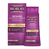 Collagen + Keratin anti-fall shampoo for thin hair, 360 ml, Bioblas