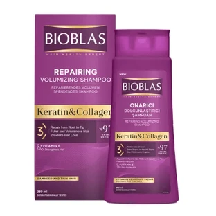 Bioblas Shampoo Collagen + Keratin, Anti Haarausfall, 360 ml