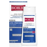 Anti-fall and anti-dandruff shampoo Zinc + Menthol, 360 ml, Bioblas