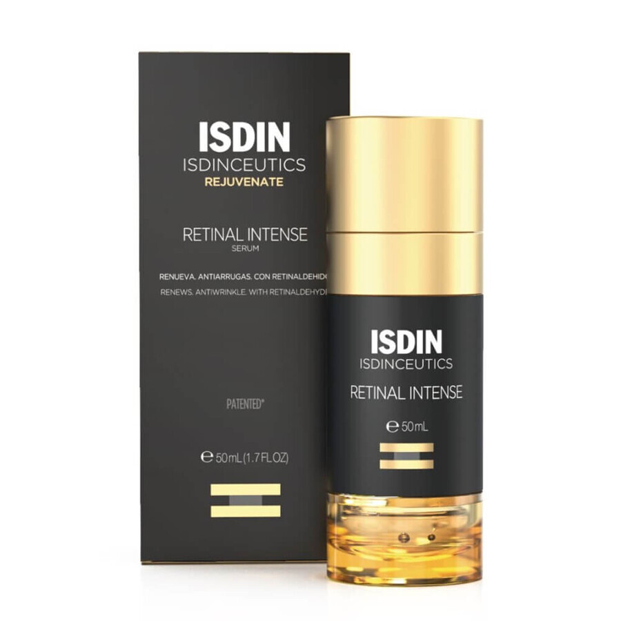 Ser anti-rid de noapte cu retinaldehida Isdinceutics Retinal Intense, 50 ml, Isdin