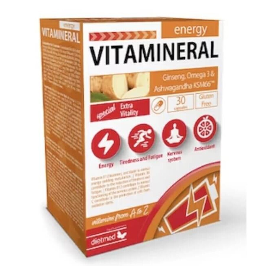 Vitamineral Energy, 30 Kapseln, Dietmed
