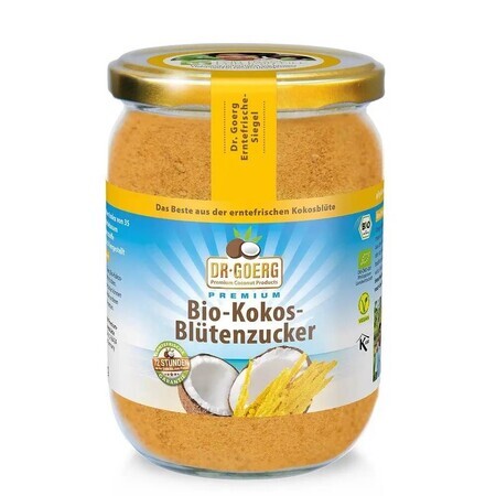 Bio-Kokosblütennektar Zucker, 280 g, Dr. Goerg