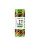 Beyond Raw Lit Charged, Enegizant Cu Aroma De Gummy Worm, 355 ml, GNC