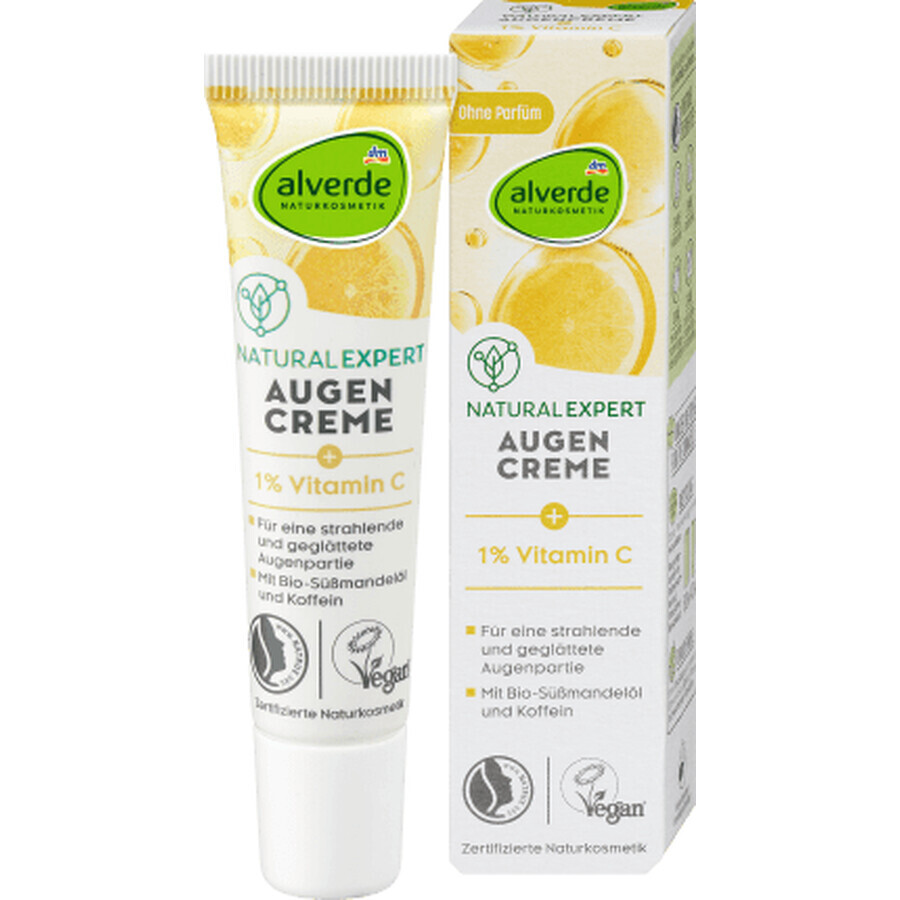 Alverde Naturkosmetik Augencreme mit Vitamin C, 15 ml