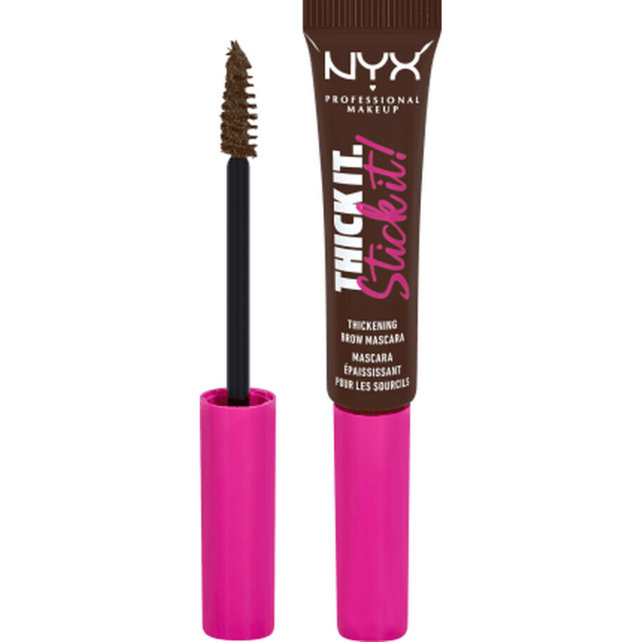 Nyx Professional MakeUp Thick it Stick it mascara pentru sprâncene 7 Espresso, 7 ml