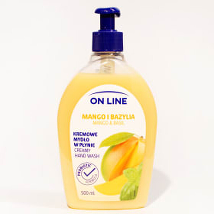 ON LINE Săpun lichid mango și busuioc, 500 ml