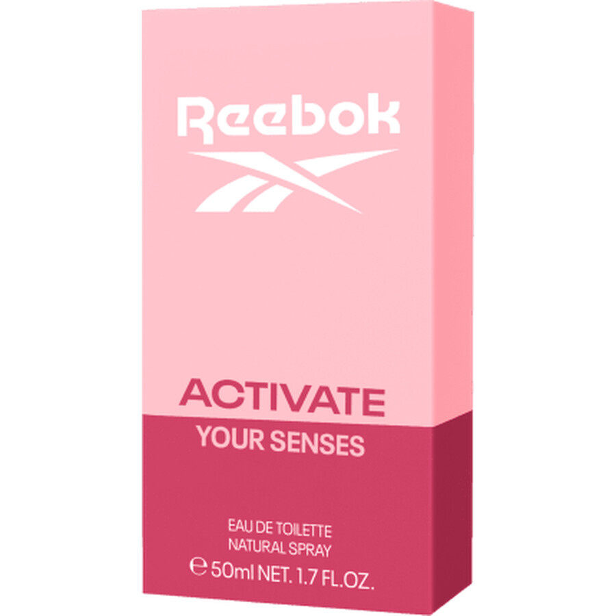 Reebok ACTIVATE YOUR SENSES eau de toilette para hombre, 50 ml