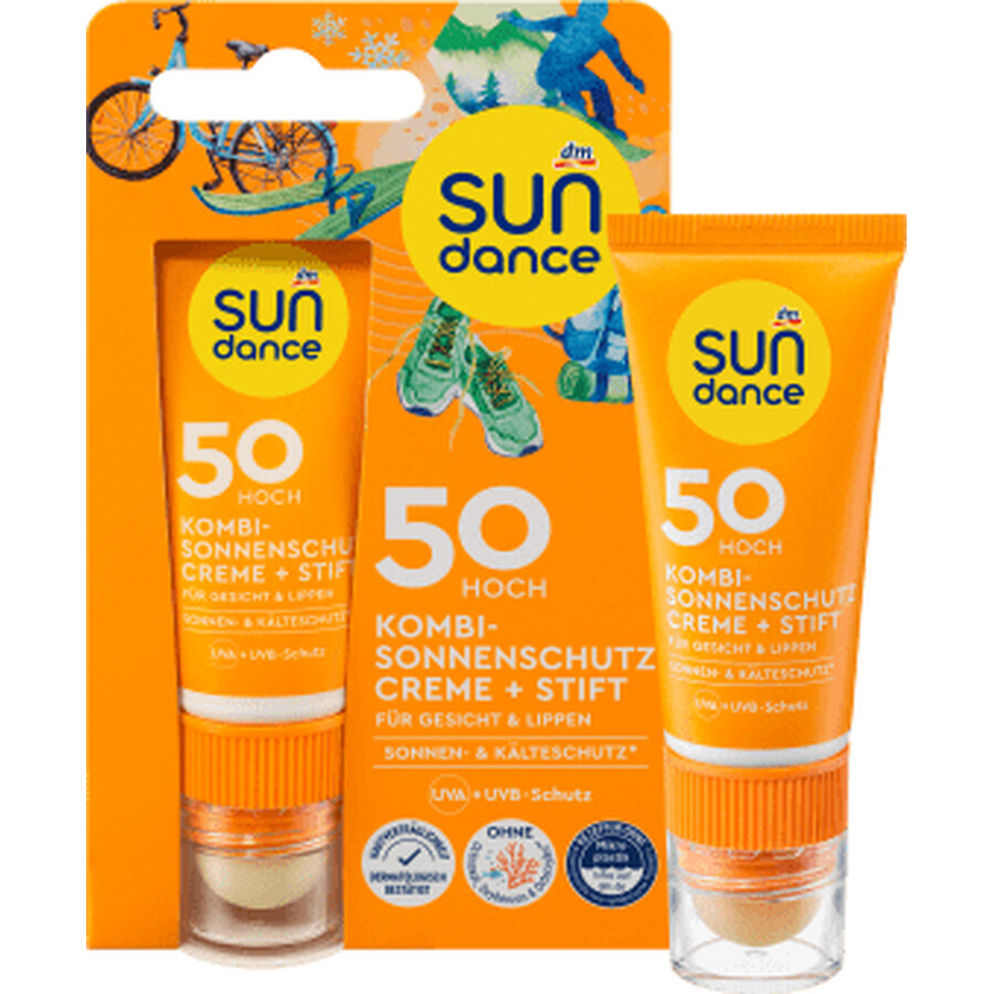 Sundance Sonnenschutz-Kombi-Gesichtscreme + Stick, 20 ml