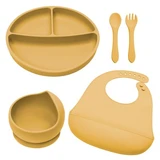 Classic Silicone Diversion Set, 6 months+, Honey, Appekids