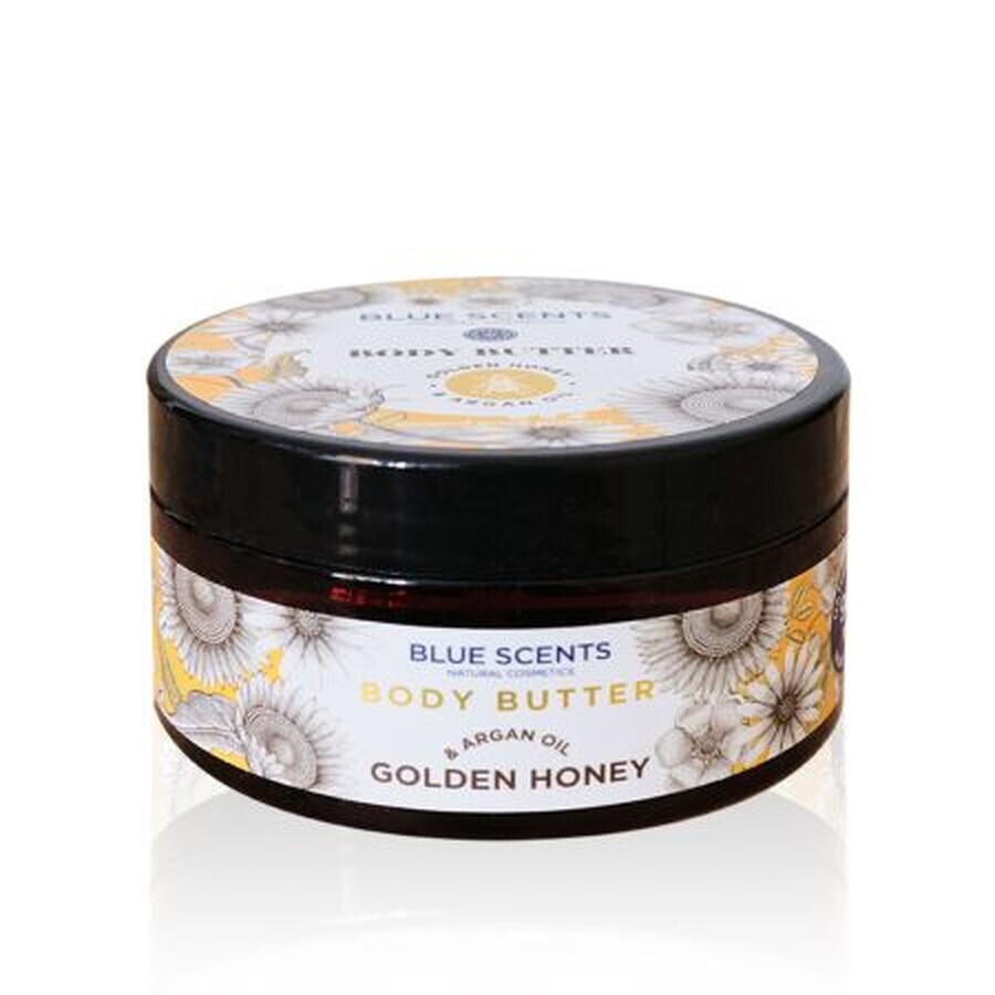 Goldener Honig & Arganöl Körperbutter, 200 ml, Blue Scents