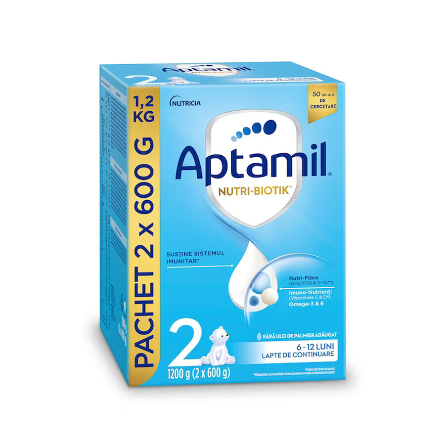 Aptamil NUTRI-BIOTIK 2 Formel, 1200 g, 6-12 Monate, Nutricia