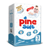 PINE Scutece midi 4-9kg marime 3 x 30 buc