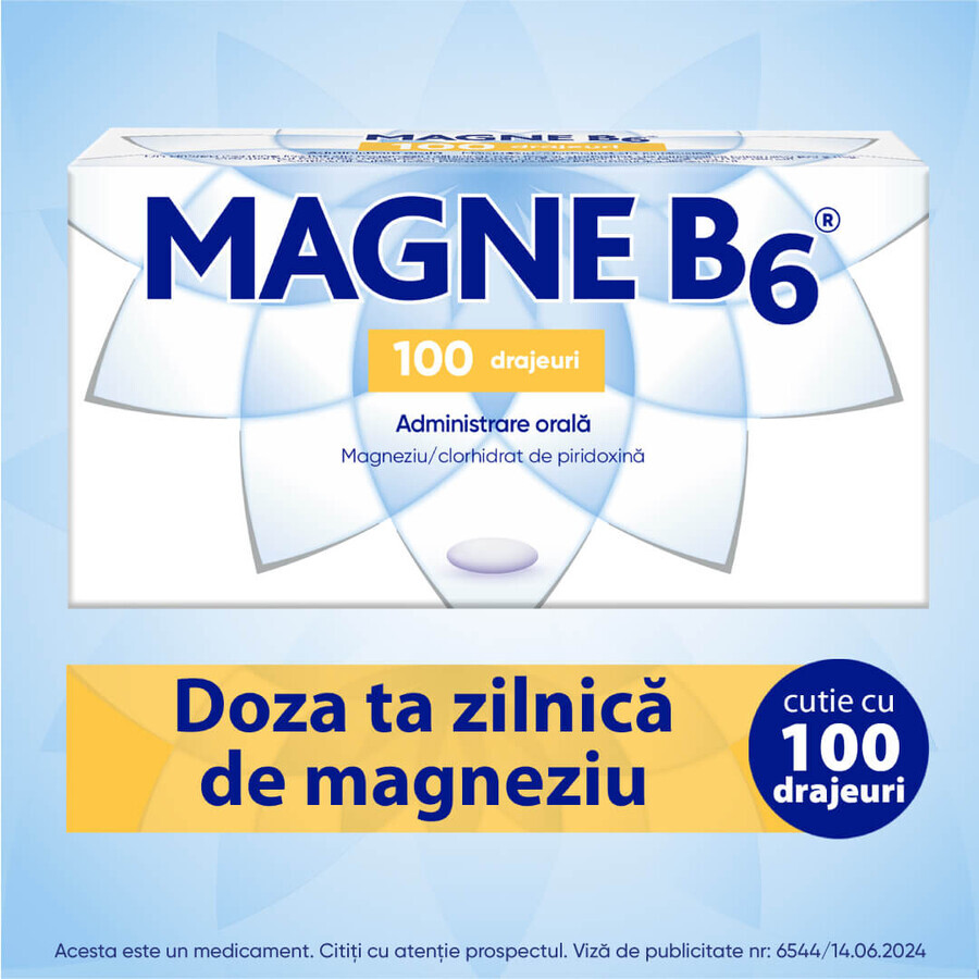 Magne B6, 100 tablets, Sanofi