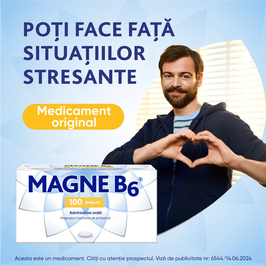 Magne B6, 100 tablets, Sanofi