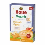 Organic cereal with milk, apples and biscuits, +6 months, 250g, Holle
