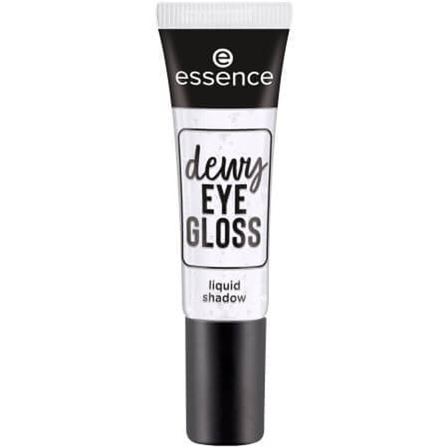 Lidschatten dewy Eye Gloss Flüssigschatten, 01 - Crystal Cleaer, 8 ml, Essence