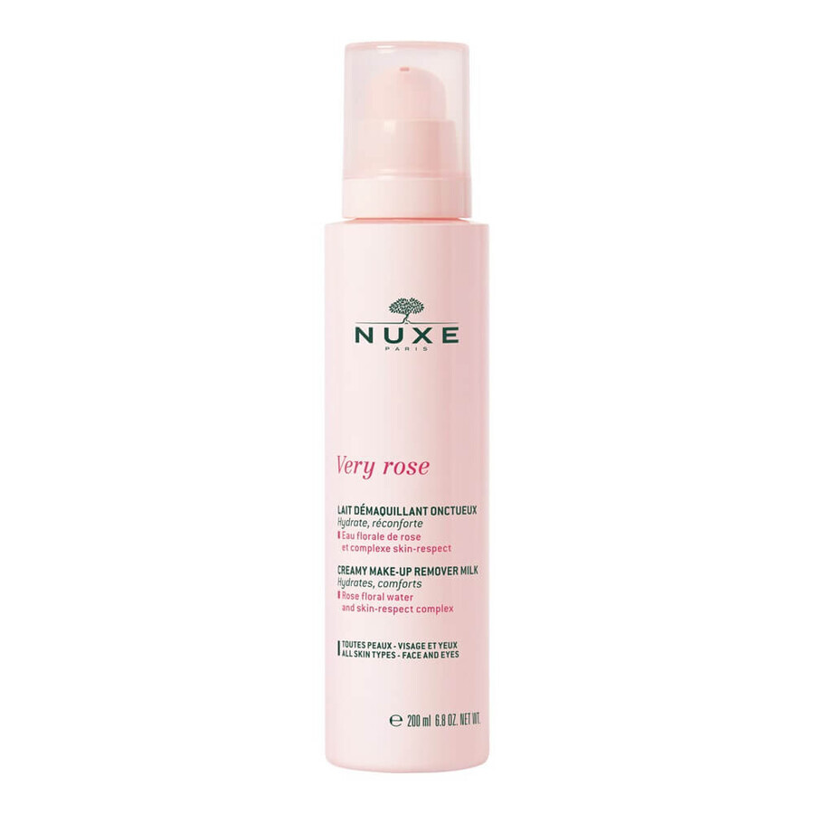 Reinigungsmilch für alle Hauttypen Very Rose, 200 ml, Nuxe