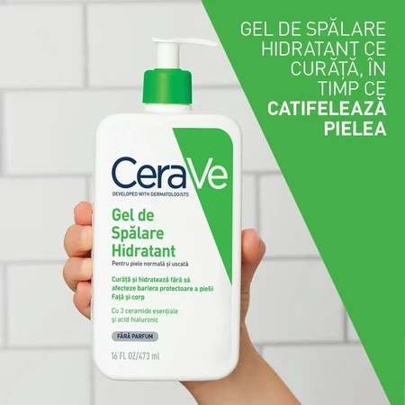 Moisturising Wash for normal-dry skin, 236 ml, CeraVe