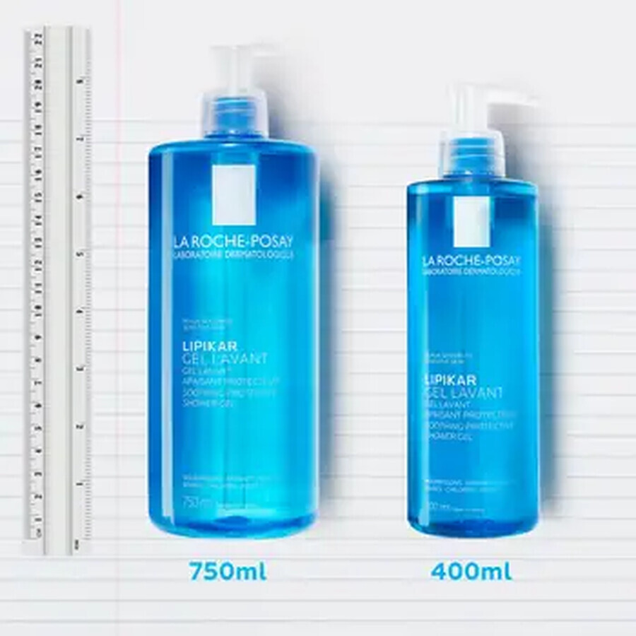 La Roche-Posay Lipikar Gel Levant de spălare pentru pielea sensibilă, 750 ml, 