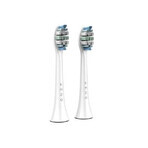 Spare electric toothbrush, White, 2 pieces, Aeno