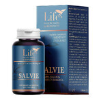 Salvia con olio essenziale intero, 30 capsule, Bionovativ