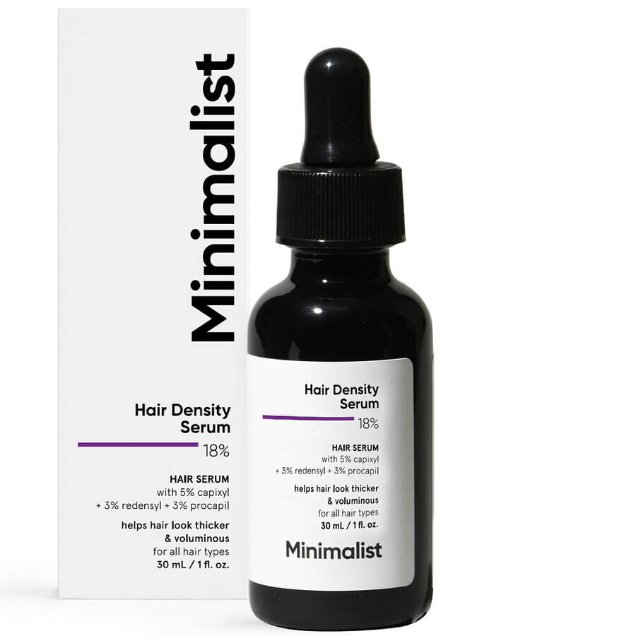 Hair Density 18% Hair Growth Serum, 30 ml, Minimalist