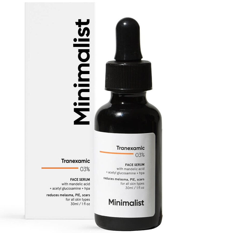 Pigmentation spot serum with Tranexamic acid 3%, 30 ml, Minimalist