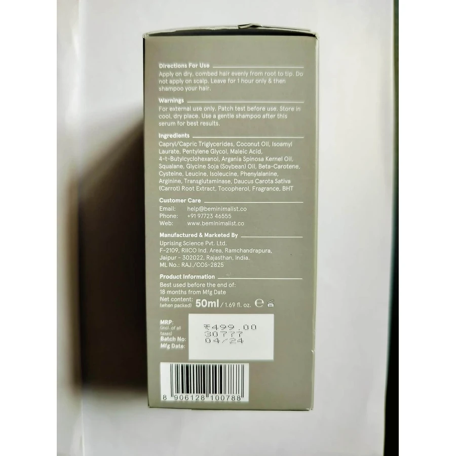 Siero riparatore per capelli danneggiati Maleic Bond Repair Complex 0,5%, 50 ml, Minimalist
