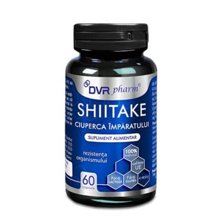 Shitake Ciupera Imparatului, 60 capsule, DVR Pharm