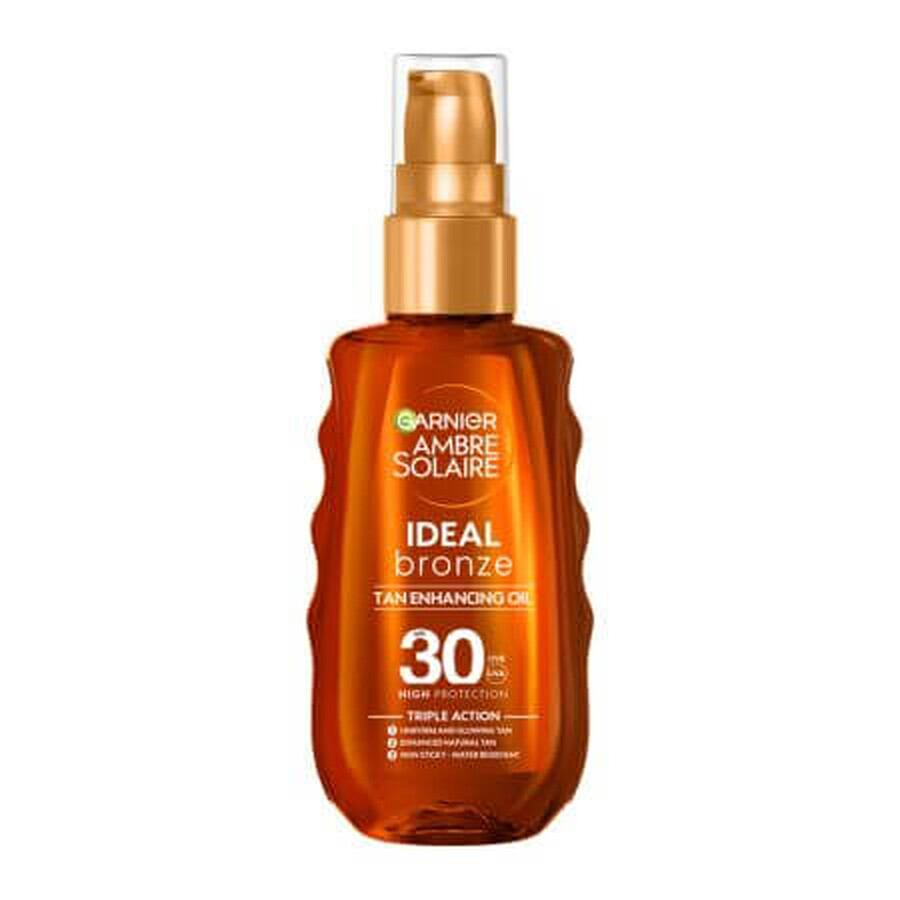 Ulei intensificator SPF 30 Ideal Bronze, 150ml, Garnier Ambre Solaire