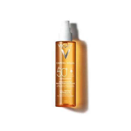 Ulei invizibil SPF50+ Cell Protect Capital Soleil, 200ml, Vichy