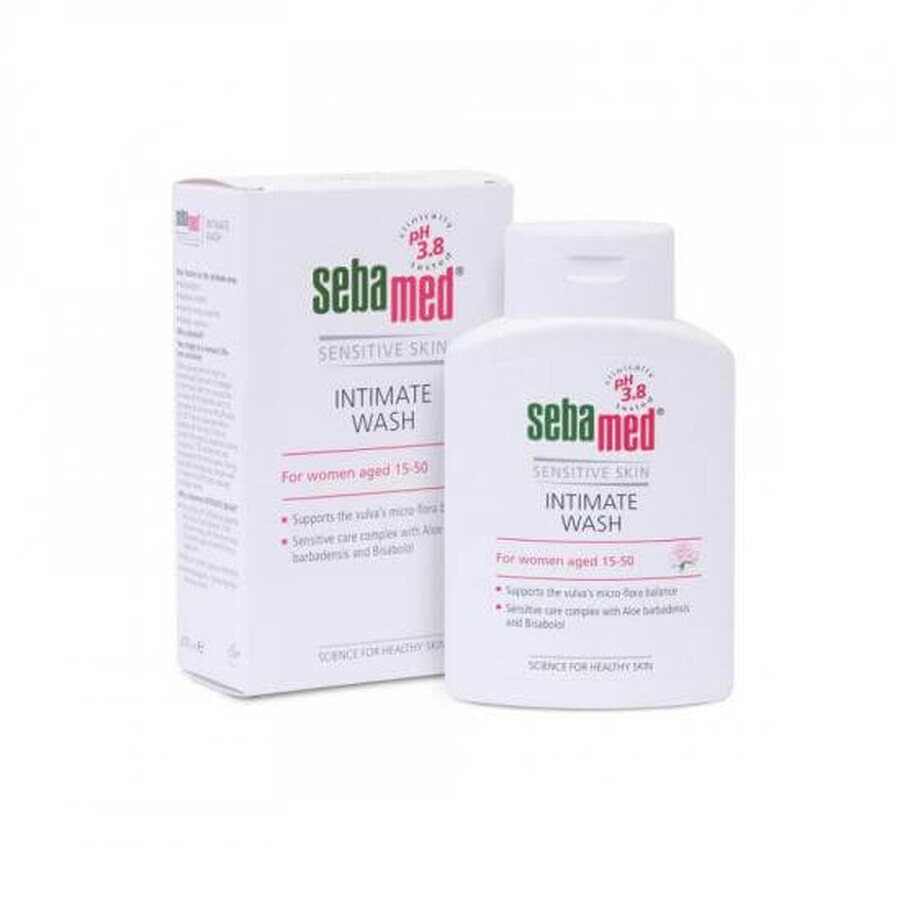 Dermatologisches Gel für die weibliche Intimpflege pH 3,8, 200 ml, sebamed