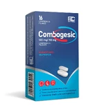 Combogesic, 500mg/150mg, 16 film-coated tablets, Medochemie