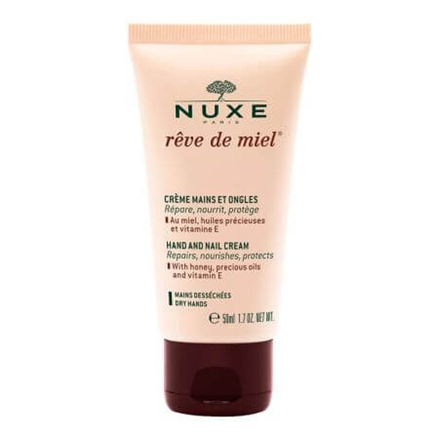 Reve de Miel Hand- und Nagelcreme, 50 ml, Nuxe