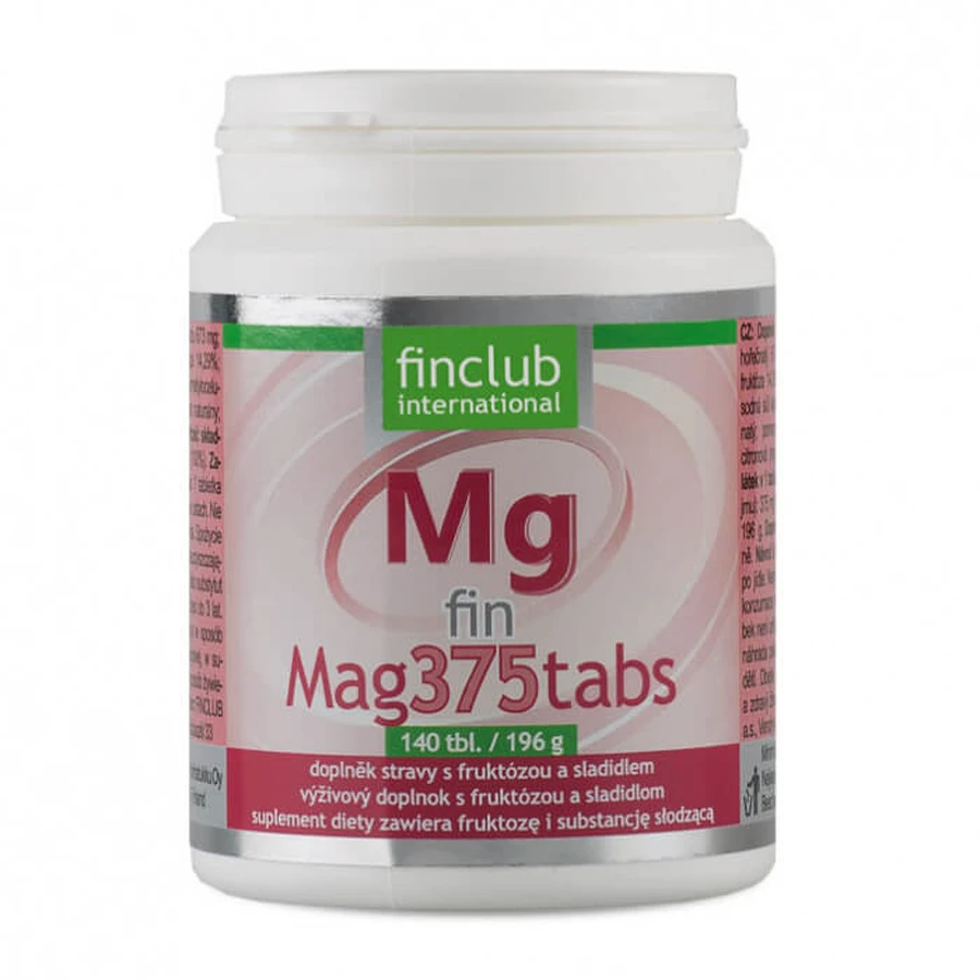 Fin Mag375tabs, 140 comprimidos, Finclub