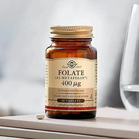 Folsäure Folat 400 µg, 50 Tabletten, Solgar