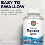 Magnesium Glycinate ActivGels, 90 soft gelatin capsules, Secom