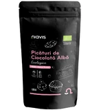 Chispas de chocolate blanco ecológico, 125 g, Niavis