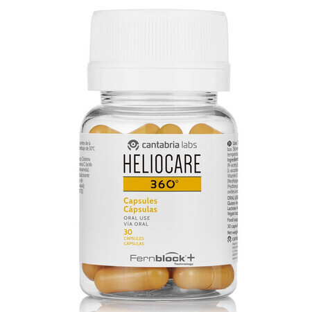 Heliocare 360 Nahrungsergänzungsmittel für die Haut, 30 Kapseln, Kantabrien