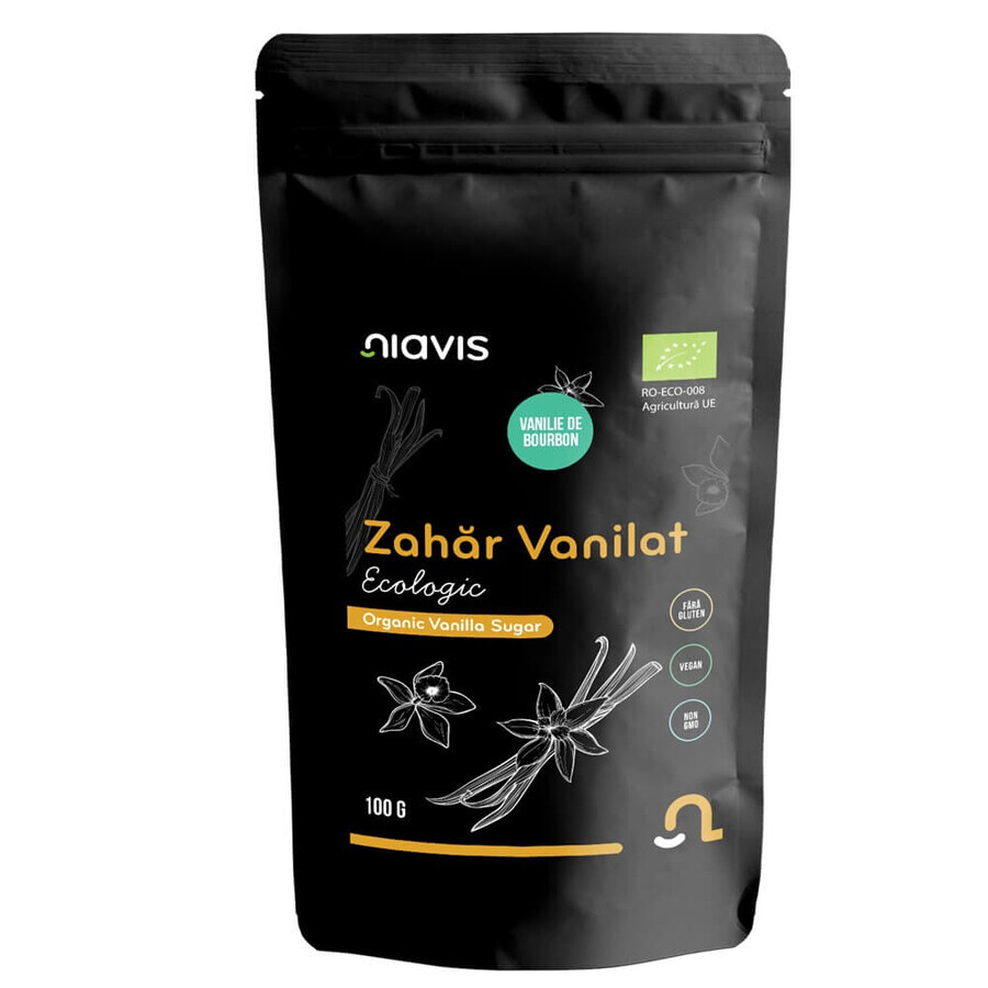 Organic vanilla sugar, 100 g, Niavis