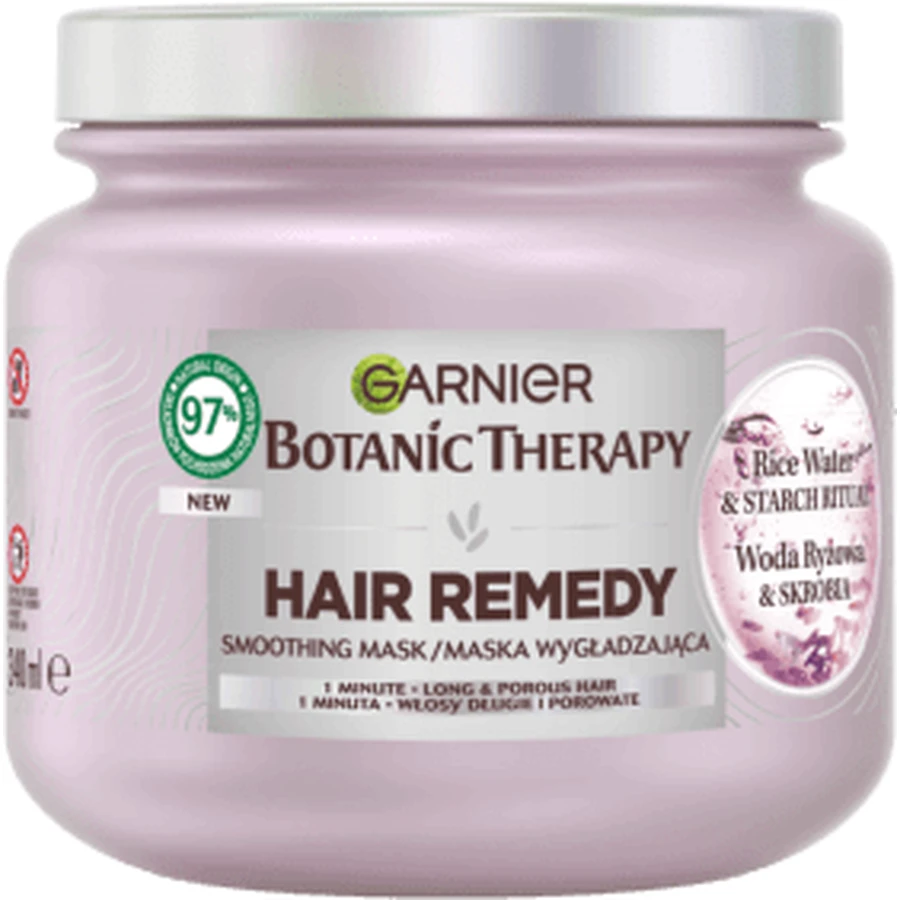 Botanic Therapy Lange Haarmaske Reiswasser, 340 ml