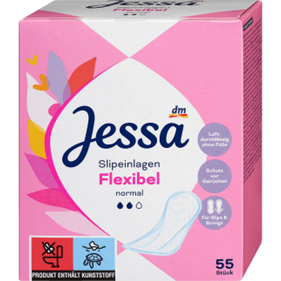 Jessa Flexibel Tägliche Absorptionsmittel, 55 Stück