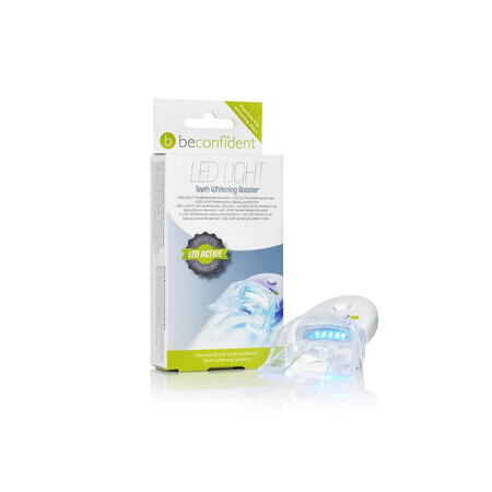 Kit lampada LED e 2 paradenti per lo sbiancamento dei denti, Beconfident